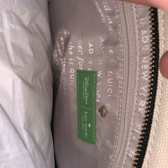 DISNEYLAND KATE SPADE TOTE BAG GLITTER pink - Picture 7 of 12